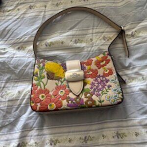 Coach Eliza Shoulder Bag w/floral print